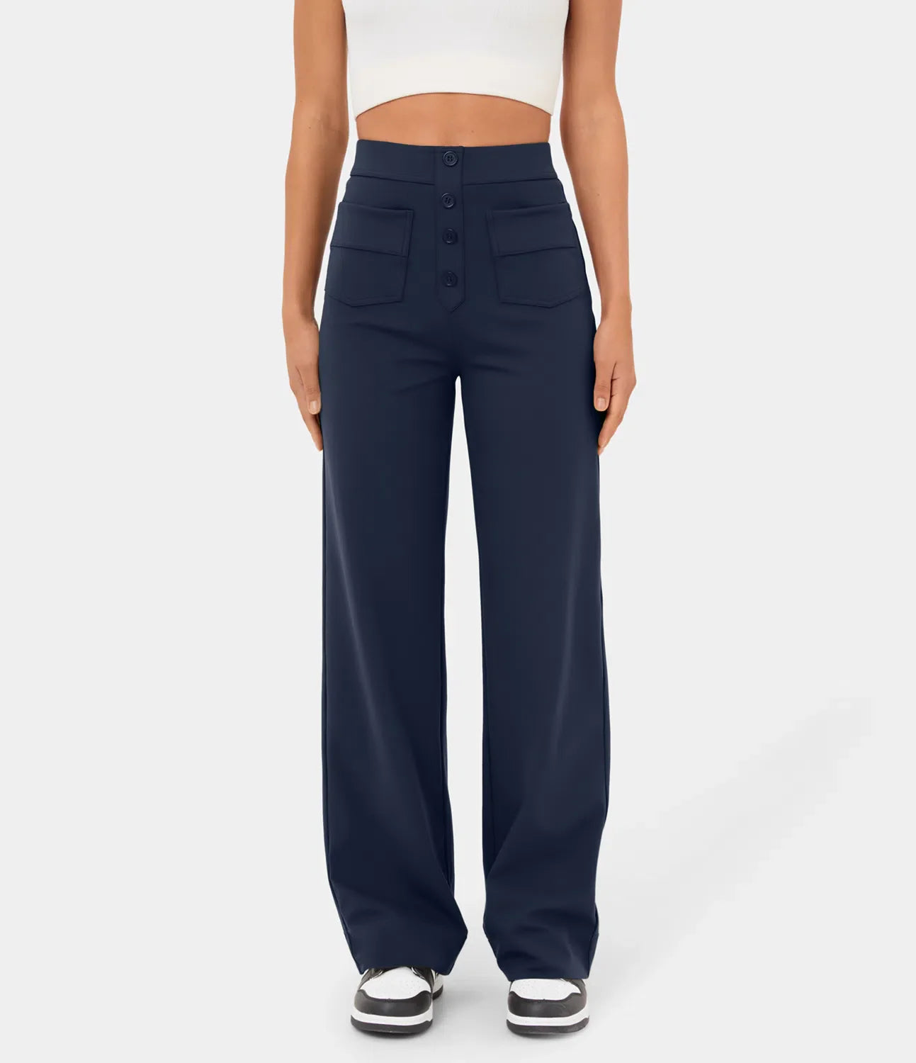 New York High Waisted Straight Leg Pants- Last Summer Sale!
