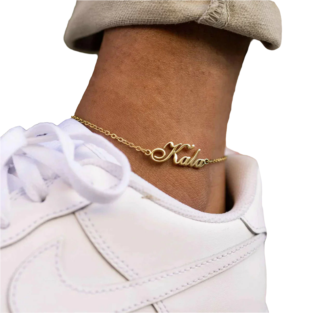 Custom Name Anklet