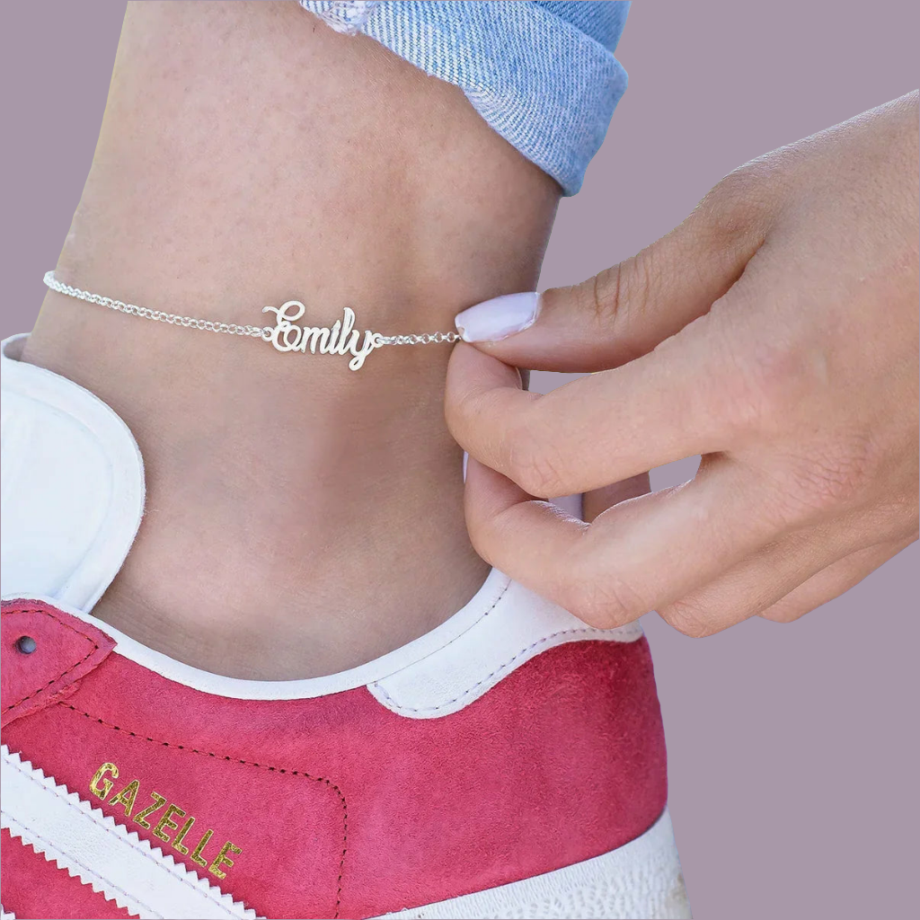 Custom Name Anklet