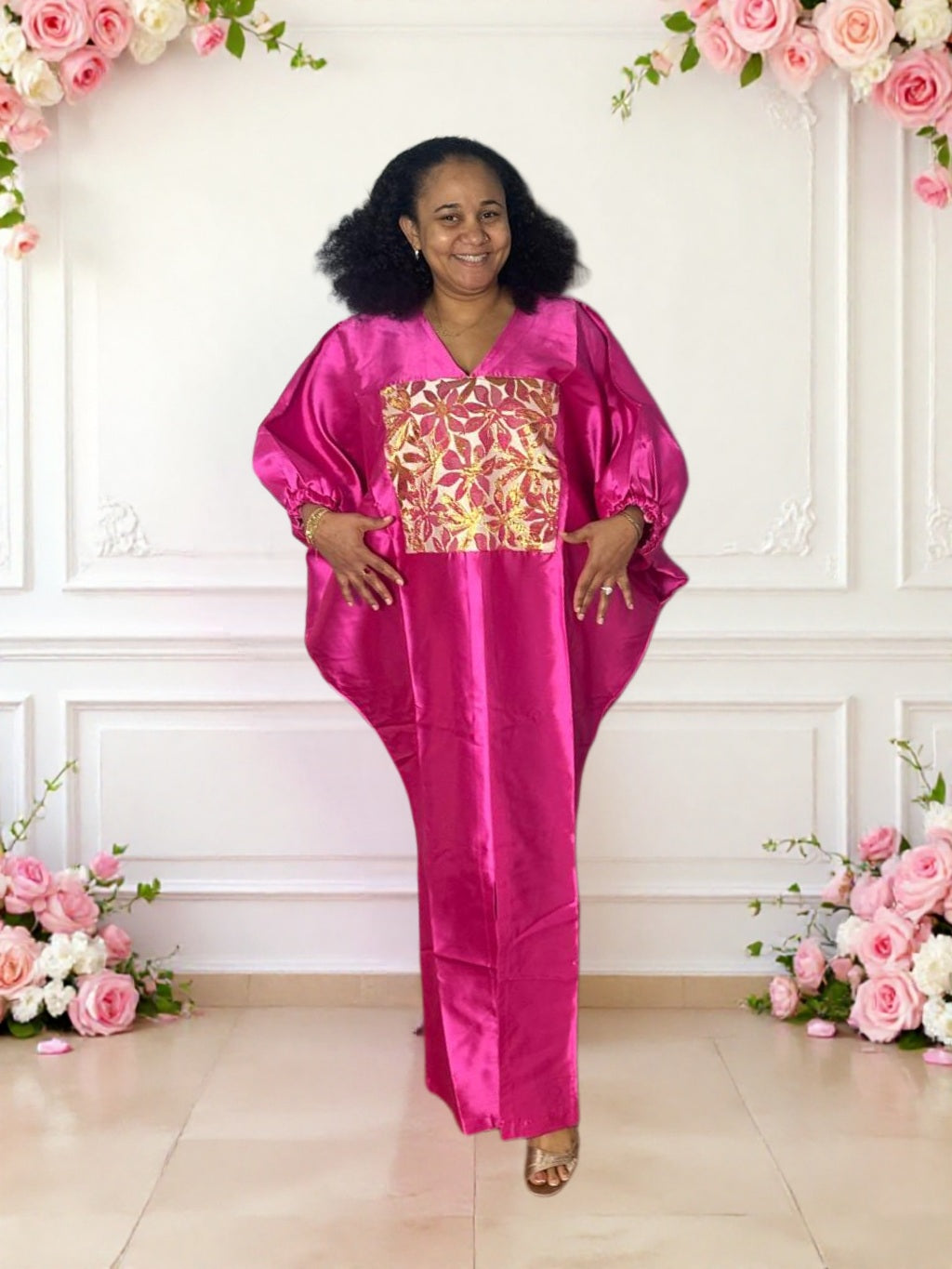 Mikada Brocade Dress