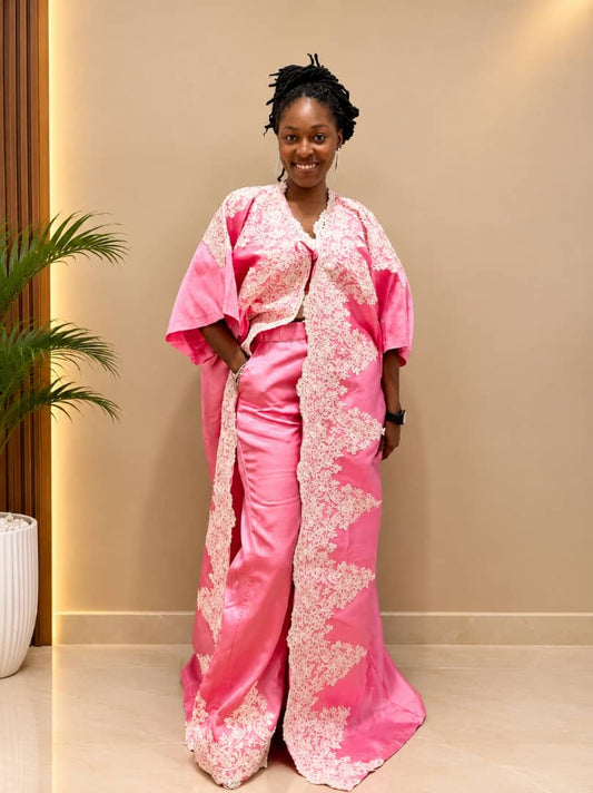 Kachi kimono gown and pant