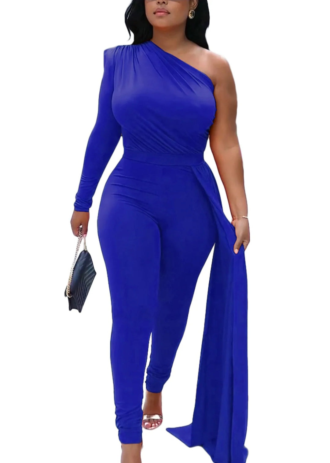 One sleeve sexy jumpsuit